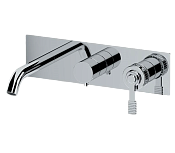 Remer Atelier Смеситель для ванны встраиваемый, излив, лейка, с встраиваемой частью, цвет: cromo AL54D2