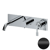 Remer Atelier Смеситель для ванны встраиваемый, 3 потребителя, с внутренней частью, цвет: nero opaco AL54D3NO