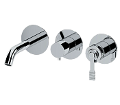 Remer Atelier Смеситель для ванны встраиваемый, 3 потребителя, с встраиваемой частью, цвет: cromo AL54D3P