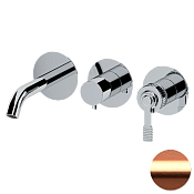 Remer Atelier Смеситель для ванны, 3 потребителя, с внутренней частью, цвет: rame spazzolato AL54D3PRP