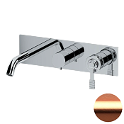 Remer Atelier Смеситель для ванны, 3 потребителя, с внутренней частью, цвет: rame spazzolato AL54D3RP