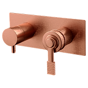 Remer Atelier Смеситель для ванны, 3 потребителя, с внутренней частью, цвет: rame spazzolato AL93ZRP