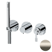 Remer Atelier Смеситель для ванны встраиваемый 2 потребителя с внутренней частью, цвет: visual inox AL97D2PXV