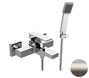 Remer Absolute Смеситель для ванны с душем, цвет: visual inox AU02XV