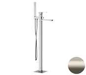 Remer Absolute Смеситель для ванны напольный, со скрытой частью, цвет: visual inox AU08XV