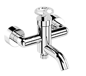 Remer Chrono Смеситель для ванны с душем, излив, цвет: cromo CH05