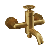 Remer Chrono Смеситель для ванны с душем, излив, цвет: oro spazzolato CH05BG