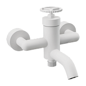 Remer Chrono Смеситель для ванны с душем, излив, цвет: bianco opaco CH05BO