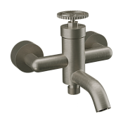 Remer Chrono Смеситель для ванны с душем, излив, цвет: visual inox CH05XV