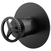 Remer Chrono Смеситель для душа встраиваемый, с встраиваемой частью, цвет: cromo nero spazzolato CH30LCFP