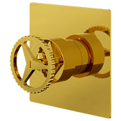 Remer Chrono Смеситель для душа встраиваемый, 1 потребитель, с встраиваемой частью, цвет: oro lucido CH30QDO