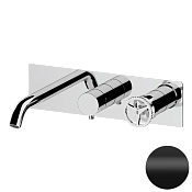 Remer Chrono Смеситель для ванны встраиваемый 3 потребителя, с встраиваемой частью, цвет: nero opaco CH54D3NO