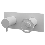 Remer Chrono Смеситель для ванны встраиваемый 2 потребителя с внутренней частью, цвет: bianco opaco CH92ZBO