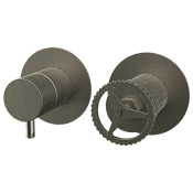 Remer Chrono Смеситель для ванны встраиваемый, 2 потребителя, с внутренней частью, цвет: visual inox CH92ZPXV