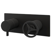 Remer Chrono Смеситель для ванны встраиваемый 3 потребителя, с встраиваемой частью, цвет: nero opaco CH93ZNO