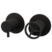 Remer Chrono Смеситель для ванны встраиваемый 3 потребителя, с встраиваемой частью, цвет: nero opaco CH93ZPNO