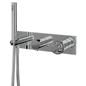 Remer Chrono Смеситель для ванны встраиваемый, 2 потребителя, с встраиваемой частью, цвет: cromo CH97D2