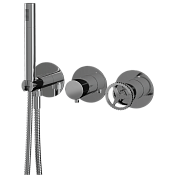 Remer Chrono Смеситель для ванны встраиваемый, 3 потребителя, с встраиваемой частью, цвет: cromo CH97D3P