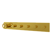 Remer Chrono Смеситель для ванны встраиваемый, 5 потребителей, с внутренней частью, цвет: oro lucido CH98D5DO