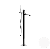 Remer Element Смеситель для ванны напольный, излив 18 см, со скрытой частью, цвет: bianco opaco ET08BO