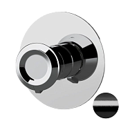 Remer Element Смеситель для душа встраиваемый, с встраиваемой частью, цвет: cromo nero spazzolato ET30LCFP