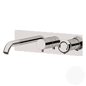 Remer Element Смеситель для ванны встраиваемый 2 потребителя с внутренней частью, цвет: bianco opaco ET54D2BO