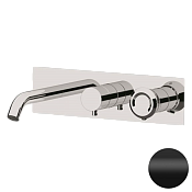 Remer Element Смеситель для ванны встраиваемый, 3 потребителя, с внутренней частью, цвет: nero opaco ET54D3NO