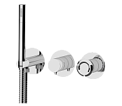 Remer Element Смеситель для ванны встраиваемый, 2 потребителя, с встраиваемой частью, цвет: cromo ET97D2P