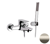 Remer Infinity Смеситель для ванны с душем, цвет: visual inox I02XV