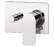 Remer Infinity Смеситель для ванны встраиваемый на 2 потребителя, с встраиваемой частью, цвет: cromo I09HRG