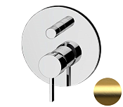 Remer Metrica Смеситель для ванны, 2 потребителя, с внутренней частью, цвет: oro spazzolato MC09HBG