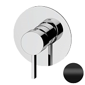 Remer Metrica Смеситель для душа встраиваемый 1 потребитель, с встраиваемой частью, цвет: nero opaco MC30LNO