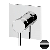 Remer Metrica Смеситель для душа встраиваемый, с встраиваемой частью, цвет: cromo nero spazzolato MC30QCFP