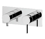 Remer Metrica Смеситель для ванны встраиваемый на 3 потребителя, с встраиваемой частью, цвет: cromo MC93Z
