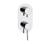 Remer Minimal Смеситель для ванны встраиваемый, 3 потребителя, с встраиваемой частью, цвет: cromo N937