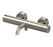 Remer X Style Inox Термостат для ванны, излив 18,7 см, цвет: inox spazzolato SSXT05