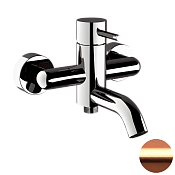 Remer X Style Смеситель для ванны с душем, цвет: rame spazzolato X05RP