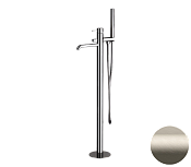 Remer X Style Смеситель для ванны напольный, излив 18 см, со скрытой частью, цвет: visual inox X08XV