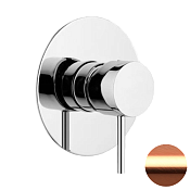 Remer X Style Смеситель для душа встраиваемый, с встраиваемой частью, цвет: rame spazzolato X30LRP