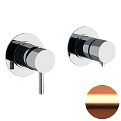 Remer X Style Смеситель для ванны, 2 потребителя, с внутренней частью, цвет: rame spazzolato X96RP