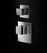 Almar High Flow Square Термостат для душа, внешняя часть на 1 потребитель, цвет: chrome E180021.CR