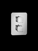 Almar Core Kuky Термостат для душа, внешняя часть на 1 потребитель, цвет: chrome E176811.CR