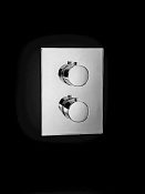 Almar Core Square Термостат для душа, внешняя часть на 1 потребитель, цвет: chrome E176881.CR