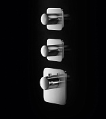 Almar High Flow Kuky Термостат для душа, внешняя часть на 2 потребителя, цвет: chrome E180002.CR