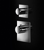 Almar High Flow Square Термостат для душа, внешняя часть на 1 потребитель, цвет: chrome E180081.CR