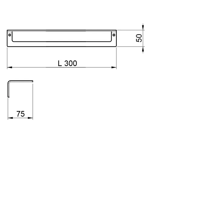 Almar Accessories Полотенцедержатель 30 см, подвесной, цвет: chrome E305002.CR