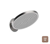 Almar Velvet 230 Верхний душ с кронштейном настенным d23,2 см, 1 режим, цвет: brushed copper E044301.CO316