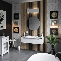 Kerasan Inka Project Панель керамическая накладная для раковины 35,5x32 см, исполнение Arte 1 341733