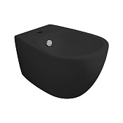Simas Vignoni Биде подвесное 36,5х56 см c 1 отверстием под смеситель и переливом, цвет: nero matt VI19 nero matt*1
