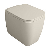 Simas Henges Унитаз напольный 38х55 см, безободковый, настенный/напольный слив, цвет: sabbia matt HE01 sabbia matt